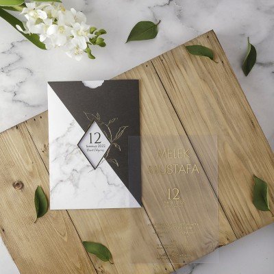 Düğün - Nişan Davetiyesi Eko Polen 40204